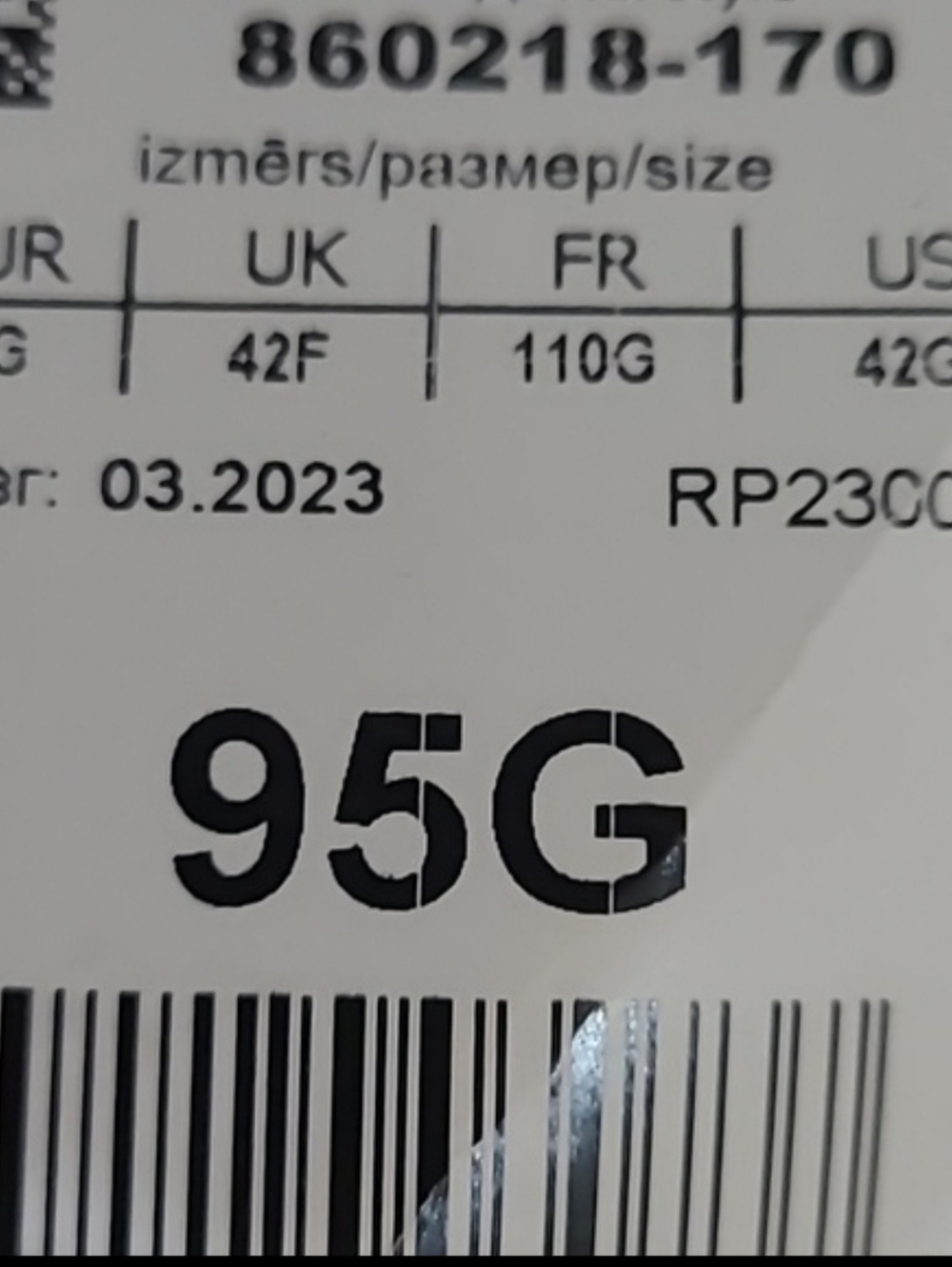 NWT Roseme Black Underwire Bra 42G - Picture 4 of 5